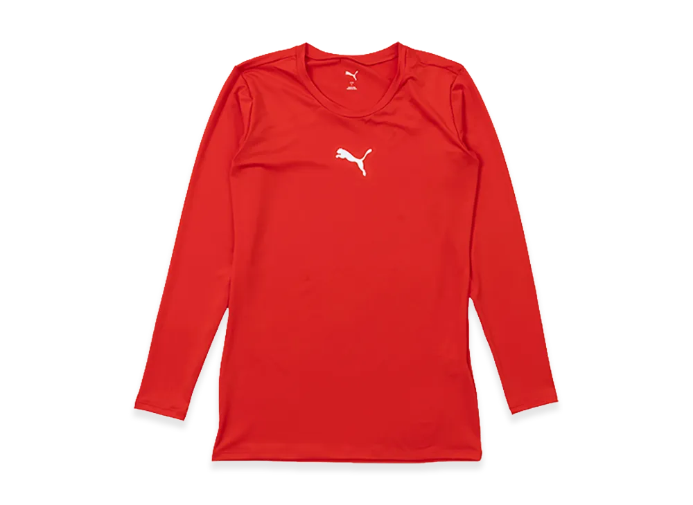 PUMA Compression Crew Neck Long Sleeve Shirt "Puma Red"