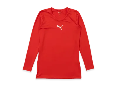 PUMA Compression Crew Neck Long Sleeve Shirt "Puma Red"