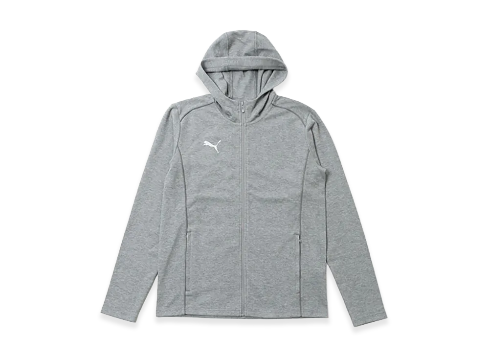 PUMA teamFINAL Casual Hooded Jacket "Medium Gray Heather"