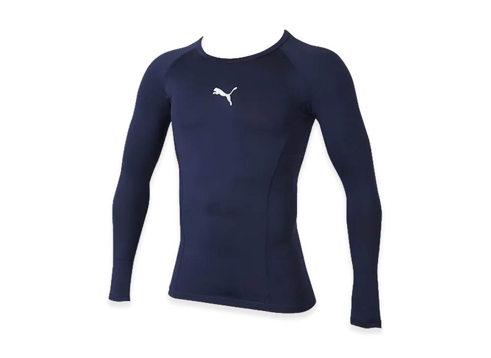 PUMA LIGA Baselayer Crew Neck Long Sleeve Shirt "Navy"