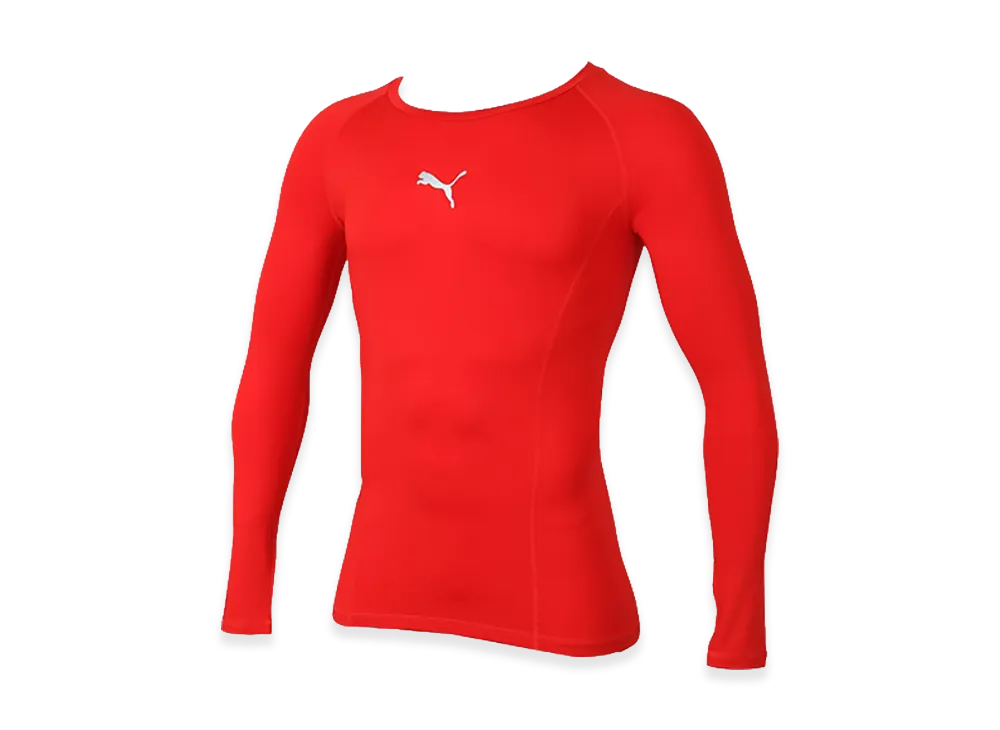 PUMA LIGA Baselayer Crew Neck Long Sleeve Shirt "Puma Red"