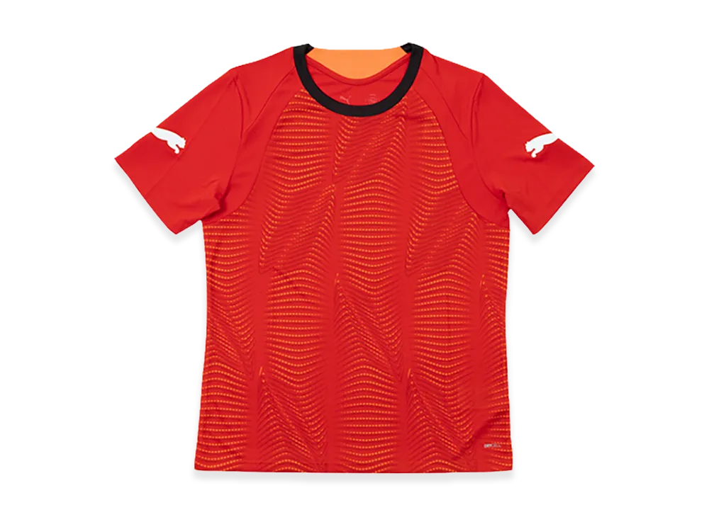 PUMA individualFINAL Short Sleeve Shirt "Glowing Red/Mint Jelly"