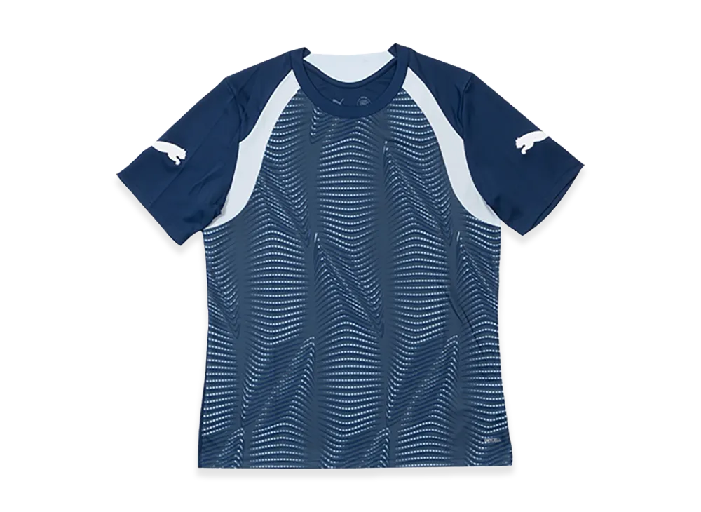 PUMA individualFINAL Short Sleeve Shirt "Mint Jelly/Glowing Red"