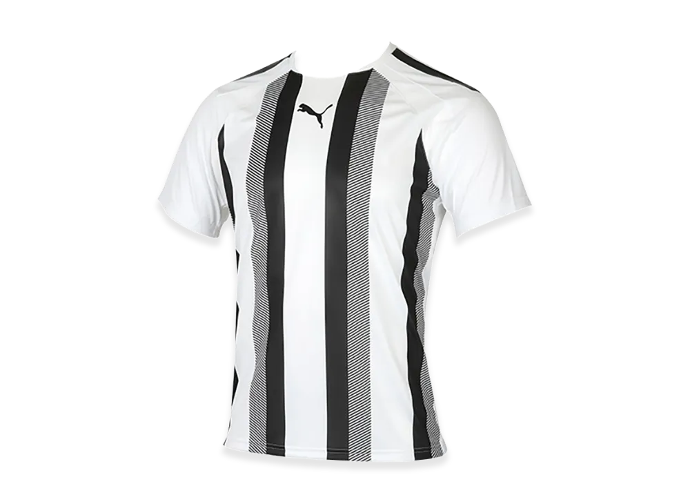 PUMA teamLIGA Striped Match Shirt "Puma White/Puma Black"