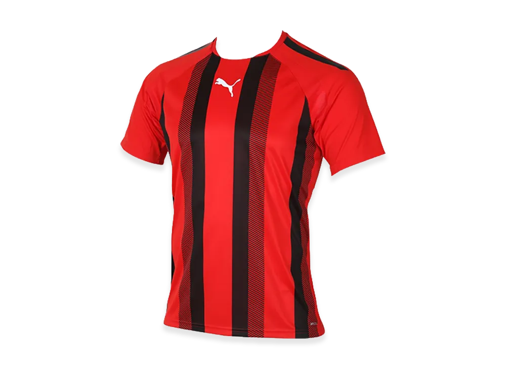 PUMA teamLIGA Striped Match Shirt "Puma Red/Puma Black"