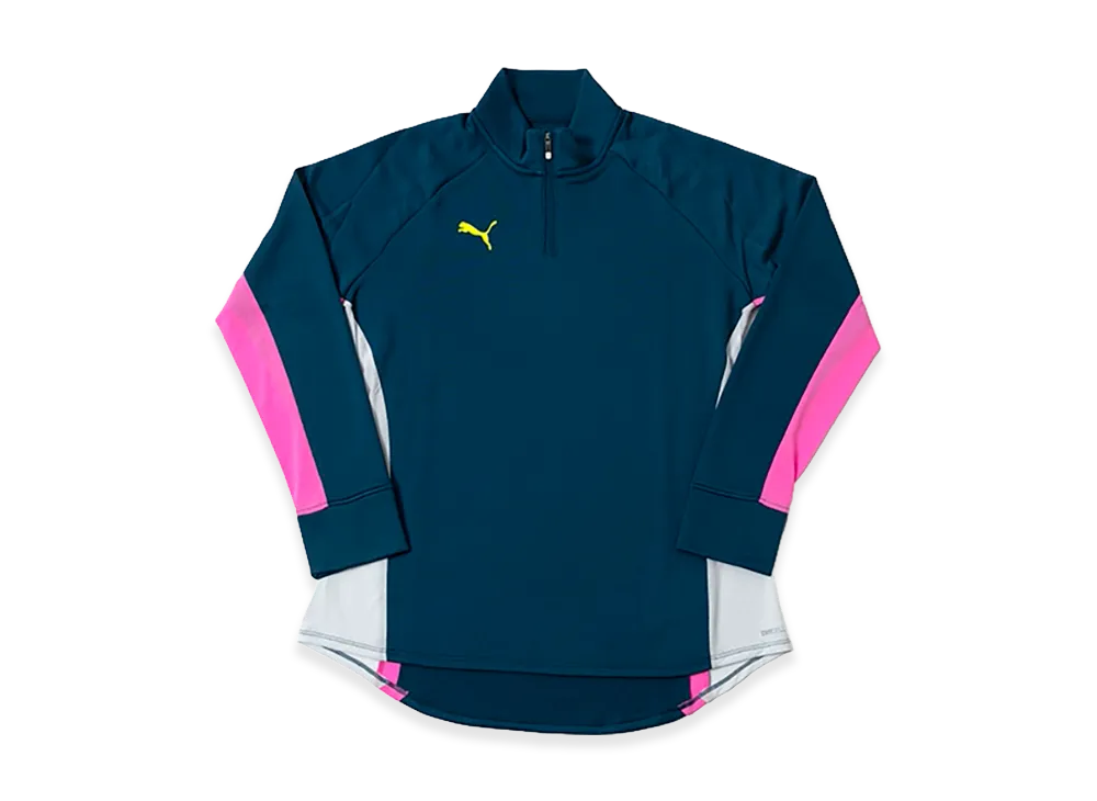 PUMA individualBLAZE Training 1/4 Zip Top "Green"