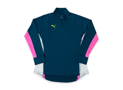PUMA individualBLAZE Training 1/4 Zip Top "Green"