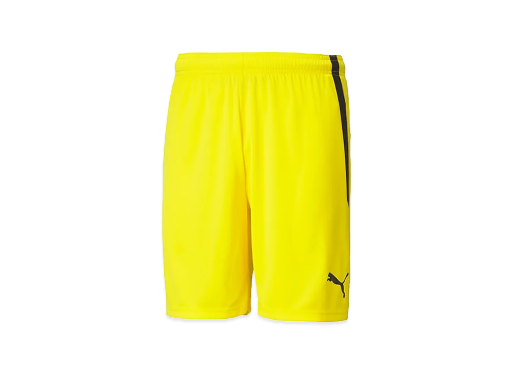 PUMA teamLIGA Match Shorts "Cyber Yellow/Puma Black"