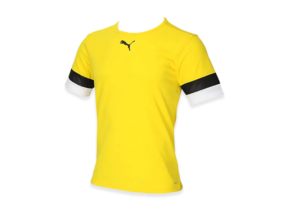 PUMA teamRISE Match Shirt "Cyber Yellow/Puma Black"