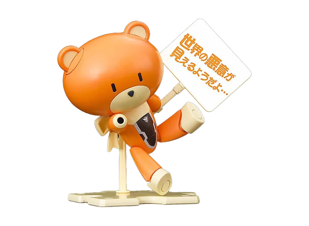 BANDAI "HIGH GRADE" -MOBILE SUIT GUNDAM 00- HGPG 1/144 Petit'gguy Allelujah Haptism Orange & Placard