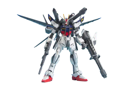BANDAI "MASTER GRADE" -Mobile Suit Gundam SEED Frame Astrays- MG 1/100 Strike E + I.W.S.P. (Lucas O'Donnell's Custom Unit)