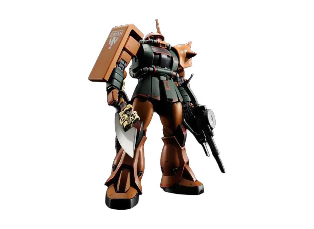 BANDAI "MASTER GRADE" -Mobile Suit Gundam MSV- MG 1/100 MS-06FS ZAKU II (GARMA ZABI USE)