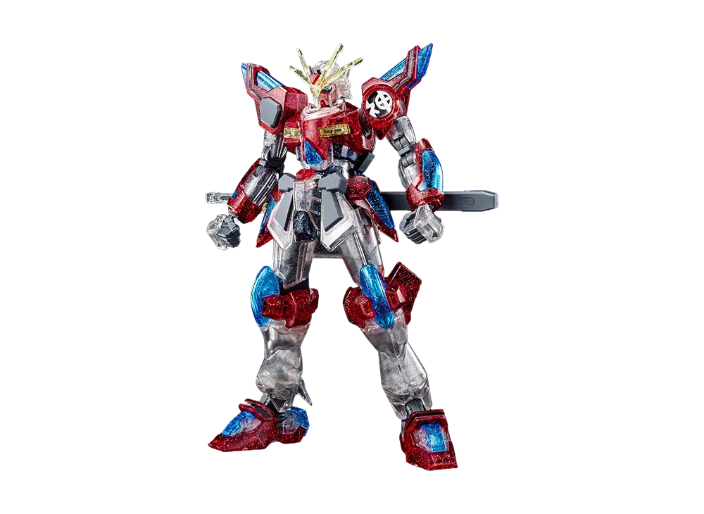 BANDAI "HIGH GRADE" -GUNDAM BUILD FIGHTERS- HGBF 1/144 Kamiki Burning Gundam [Plavsky Particle Clear]