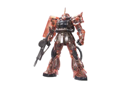 BANDAI "MASTER GRADE" -MOBILE SUIT GUNDAM- MG 1/100 Char's Zaku Ver.2.0 Clear Color Version