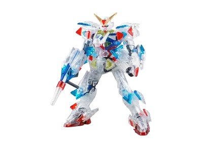 BANDAI "HIGH GRADE" HG 1/144 Beginning 30 Gundam GPB-J Clear IFS Ver. + Action Base 3 Red