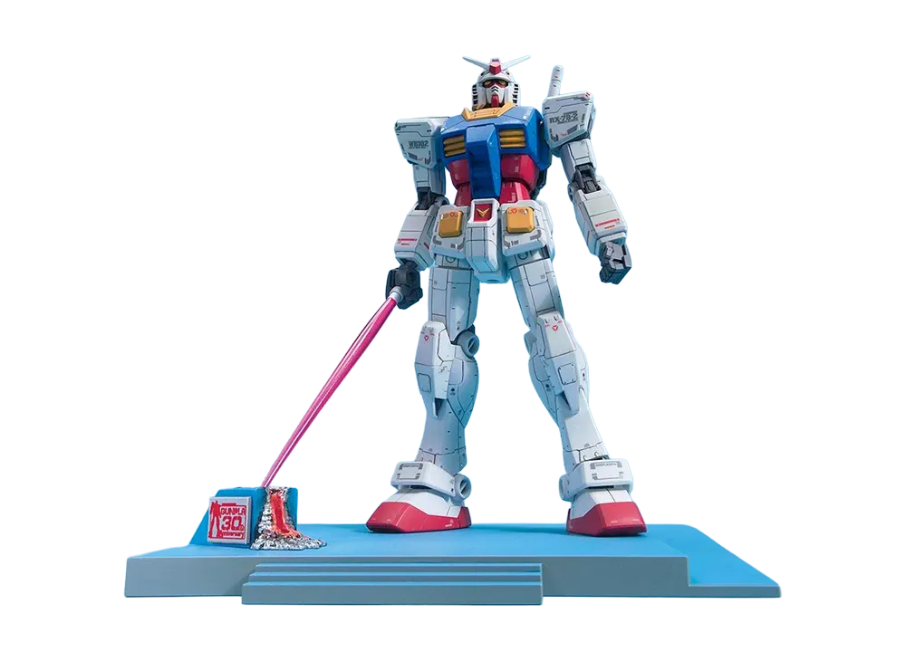 BANDAI "HIGH GRADE" -MOBILE SUIT GUNDAM- HG 1/144 RX-78-2 Gundam Ver.G30th REAL GRADE 1/1 GUNDAM PROJECT
