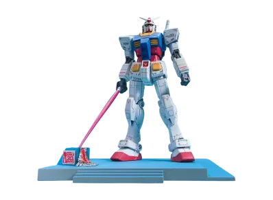 BANDAI "HIGH GRADE" -MOBILE SUIT GUNDAM- HG 1/144 RX-78-2 Gundam Ver.G30th REAL GRADE 1/1 GUNDAM PROJECT