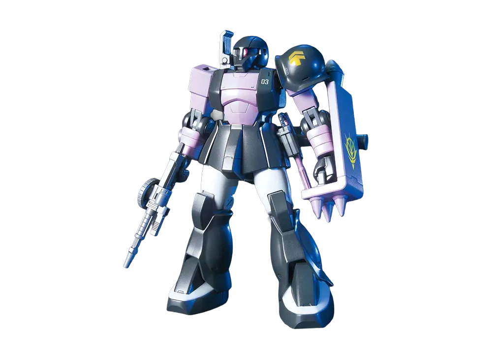 BANDAI "HIGH GRADE" HGUC 1/144 Zaku I Black Tri-Stars Custom