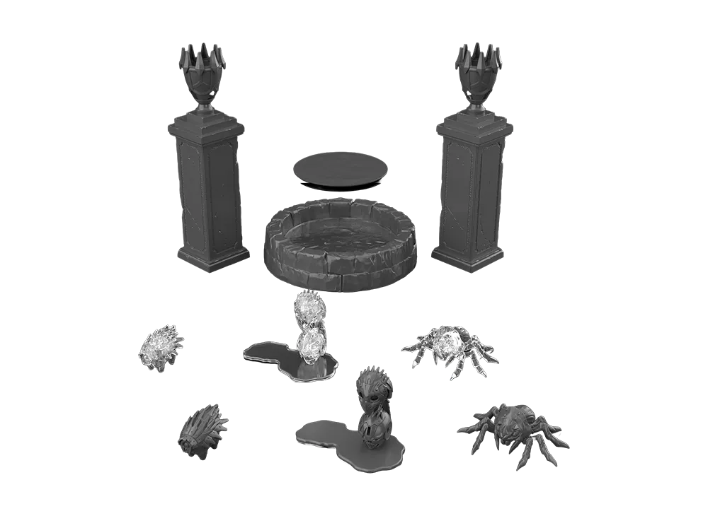 BANDAI "30 MINUTES FANTASY" 30MF Customizable Structure 3