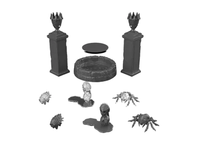 BANDAI "30 MINUTES FANTASY" 30MF Customizable Structure 3