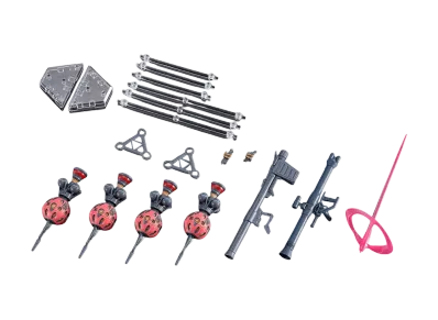 BANDAI "HIGH GRADE" -Mobile Suit Gundam GQuuuuuuX- HG 1/144 Red Gundam Expansion Set