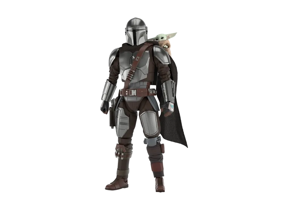 BANDAI -STAR WARS- 1/12 Mandalorian & Grogu [STAR WARS: THE MANDALORIAN AND GROGU]