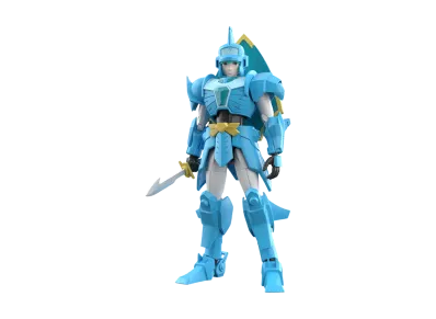 BANDAI "30 MINUTES FANTASY" -Legendary Armor Samurai Troopers (or Ronin Warriors)- 30MF Yoroi-Shinden Samurai Troopers Musashi of the Water