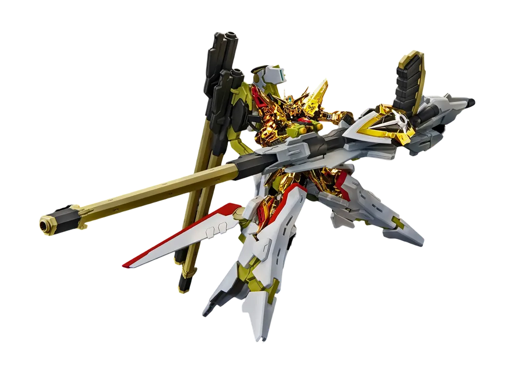 BANDAI "REAL GRADE" RG 1/144 Akatsuki Gundam (Oowashi Equipment) & HG 1/144 Zeus Silhouette + Custom Joint Parts Set Gundam Base Limited