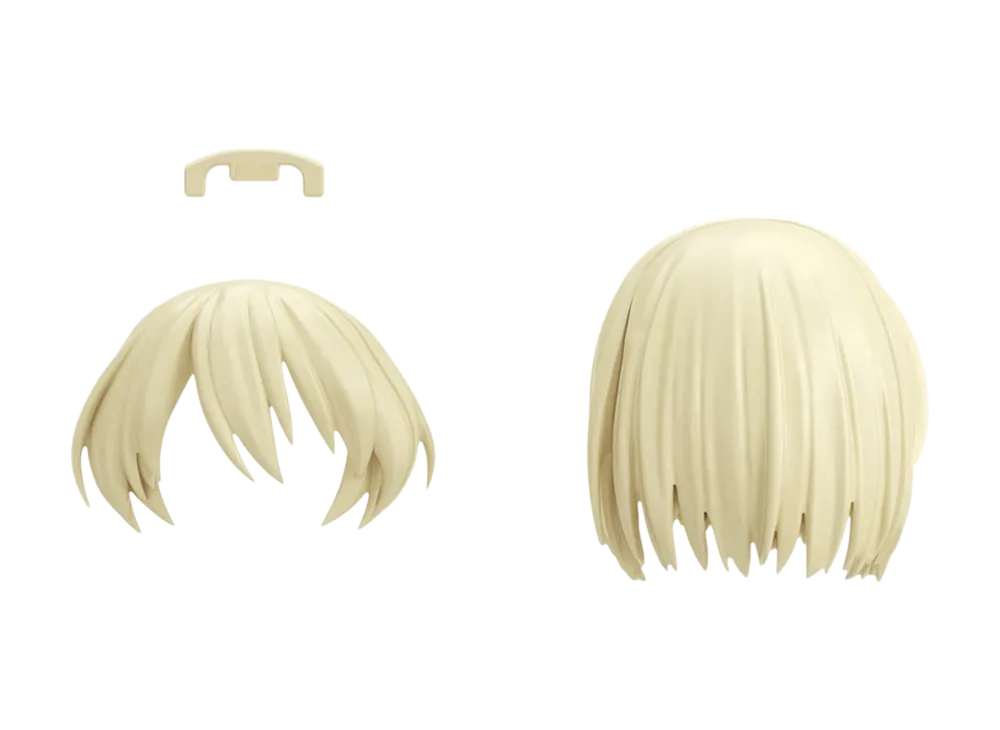 BANDAI "30 MINUTES SISTERS" 30MS Optional Hairstyle Parts Vol.12 4 Types Medium Hair 2 [Yellow 4]