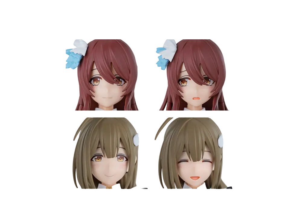 BANDAI "30 MINUTES SISTERS" -THE IDOLM@STER SHINY COLORS- 30MS Optional Hair Style & Face Parts Set (Tenka Osaki / Chiyuki Kuwayama)
