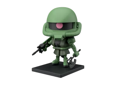 BANDAI -MOBILE SUIT GUNDAM- 1/1 Zakupla-kun DX set (Runner Ver. with reproduction parts)