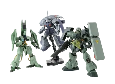 BANDAI "HIGH GRADE" -MOBILE SUIT GUNDAM UNICORN- HGUC 1/144 Isaac/Gaza C/Gira Doga (Unicorn Ver.) Set