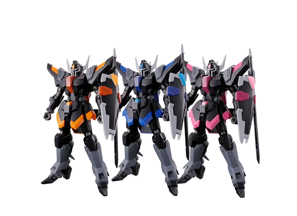 BANDAI "HIGH GRADE" -MOBILE SUIT GUNDAM SEED FREEDOM- HG 1/144 Black Knight Squadron Riderad & Daniel & Ryu Machine Set