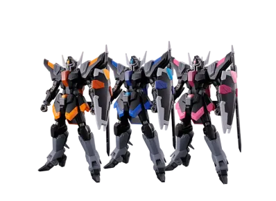 BANDAI "HIGH GRADE" -MOBILE SUIT GUNDAM SEED FREEDOM- HG 1/144 Black Knight Squadron Riderad & Daniel & Ryu Machine Set