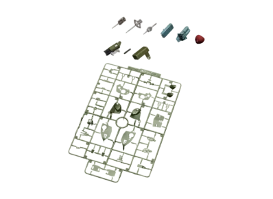 BANDAI -Armored Trooper Votoms- HG scope dog Expansion parts set 4