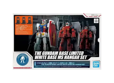 BANDAI -MOBILE SUIT GUNDAM- 1/144 White Base MS Hanger Set of 3 Gundam Base Limited