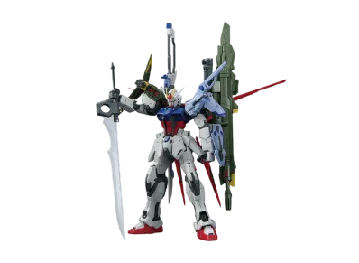 BANDAI "MASTER GRADE" -MOBILE SUIT GUNDAM SEED- MG 1/100 Perfect Strike Gundam Grand Slam Equipped Type Gundam Base Limited