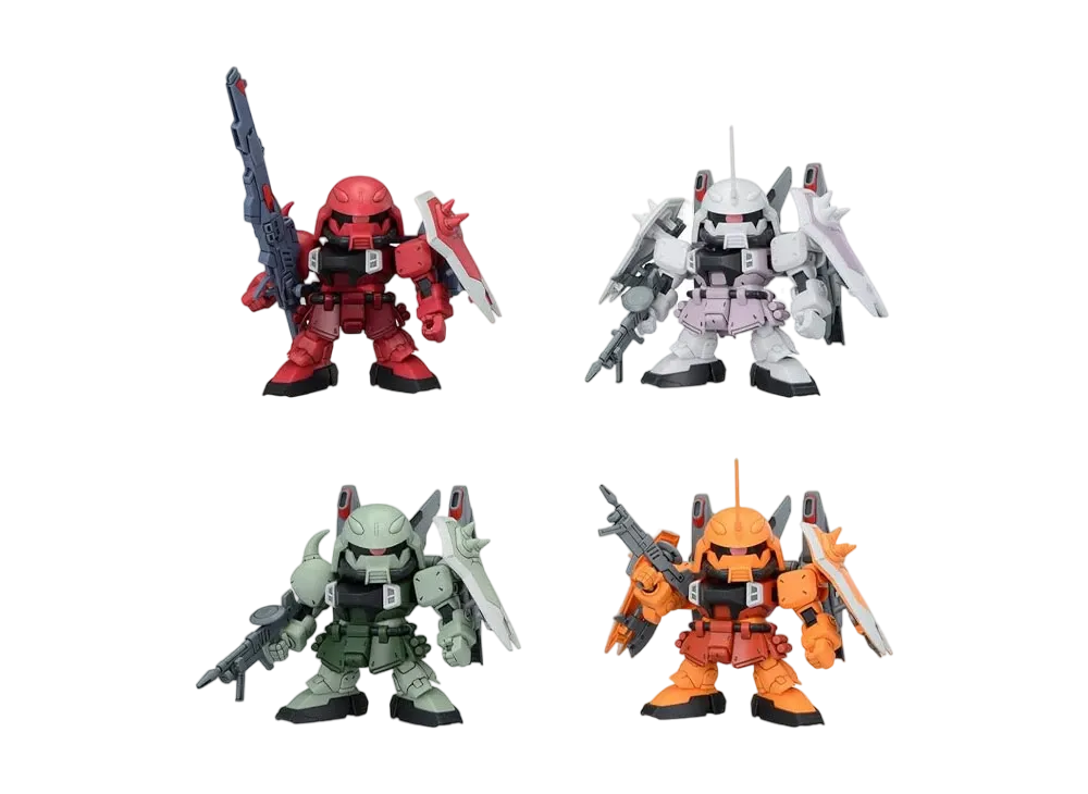 BANDAI "SD BB" -MOBILE SUIT GUNDAM SEED DESTINY- BB Senshi ZGMF Zaku Series Set