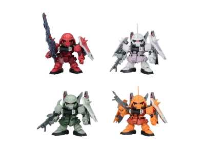 BANDAI "SD BB" -MOBILE SUIT GUNDAM SEED DESTINY- BB Senshi ZGMF Zaku Series Set