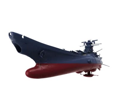 BANDAI -Be Forever Yamato REBEL3199- 1/1000 Space Battleship Yamato 3199 (Third Renovation Type: Painting to Commemorate the Battle Ceremony)