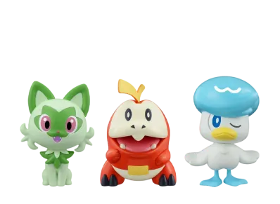 BANDAI "Pokemon Model Kit Quick!!" -Pokemon- 18+19+20 Nyaoha & Kwass & Hogeta set