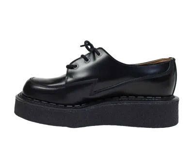 GEORGE COX x COMME des GARÇONS HOMME PLUS Zigzag Gibson "Black" Leather PM-K104-001