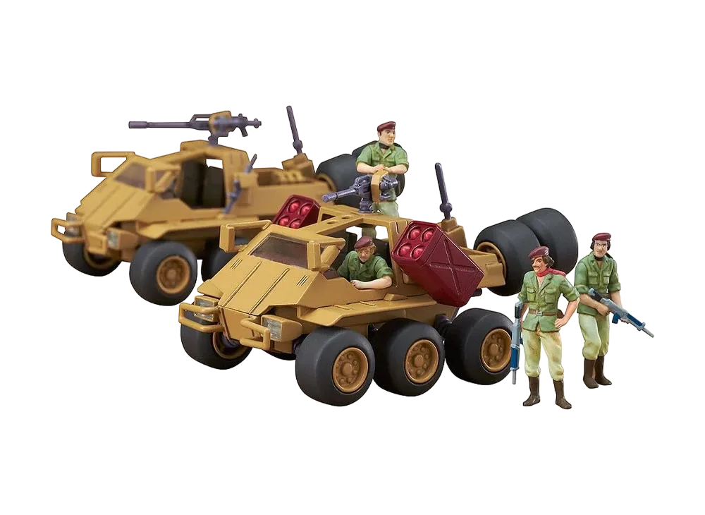 Max Factory "COMBAT ARMORS MAX" -Fang of the Sun Dougram- 06: 1/72 Scale Bromry JRS Native Dancer Commander Type & Missile Pod Type