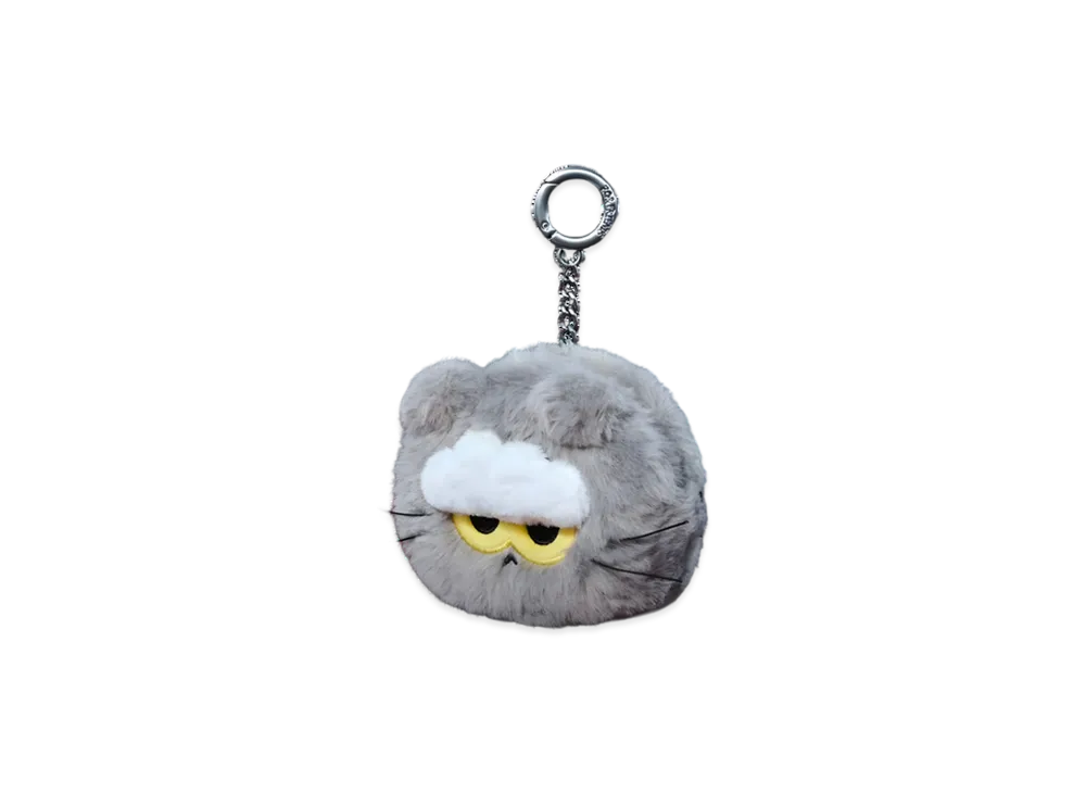 G-DRAGON ZO&FRIENDS ZOAful Winter Face Pouch Keyring "Grey"