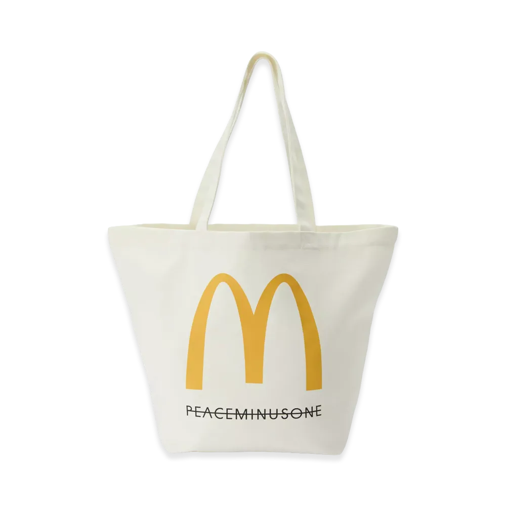PEACEMINUSONE x McDonald's Tote Bag A "Natural" / G-DRAGON