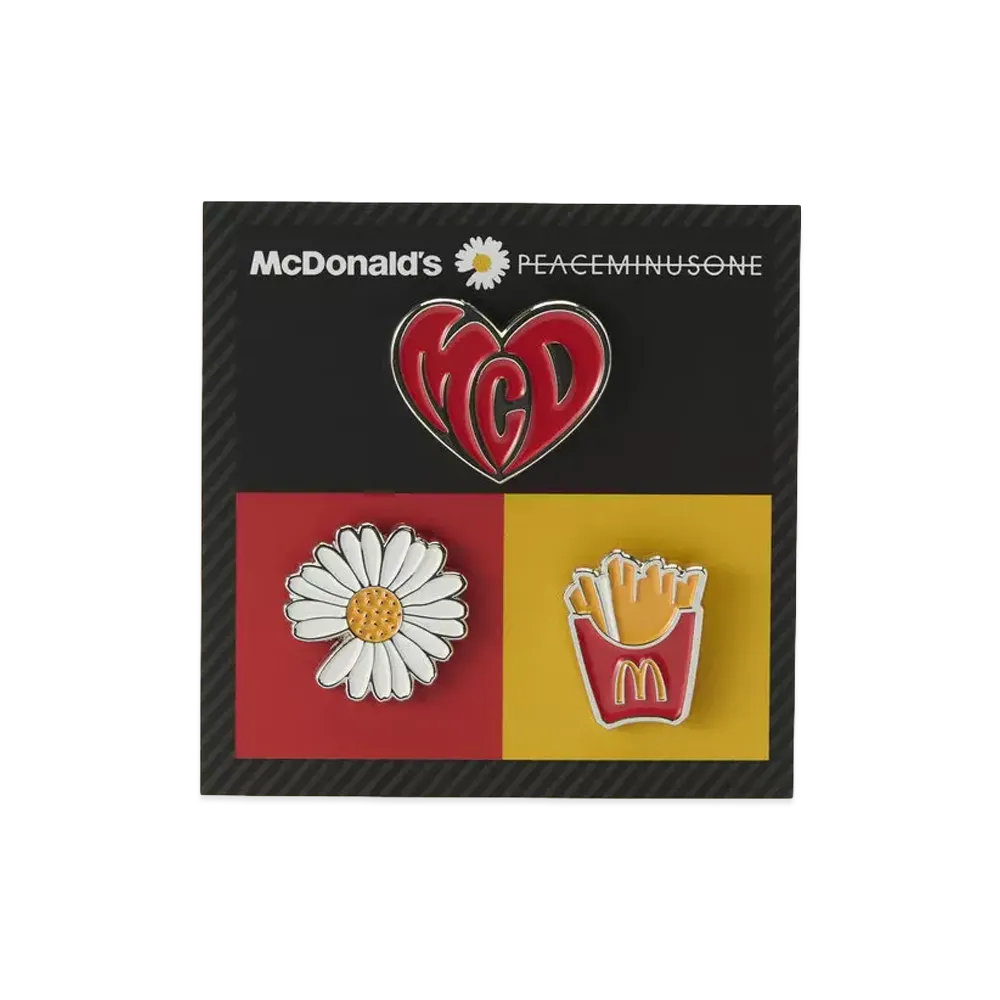 PEACEMINUSONE x McDonald's 1 Set Badges (3 Badges) "Multi" / G-DRAGON