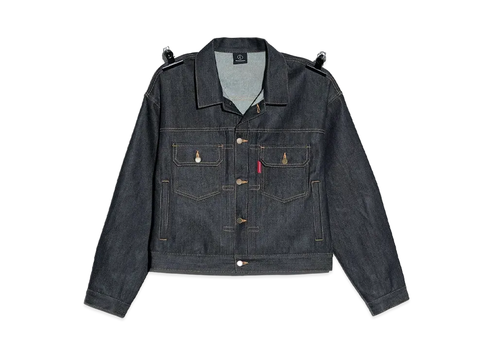 PEACEMINUSONE PMO DENIM JACKET #1 PEACEMINUSONE PMO DENIM JACKET #1