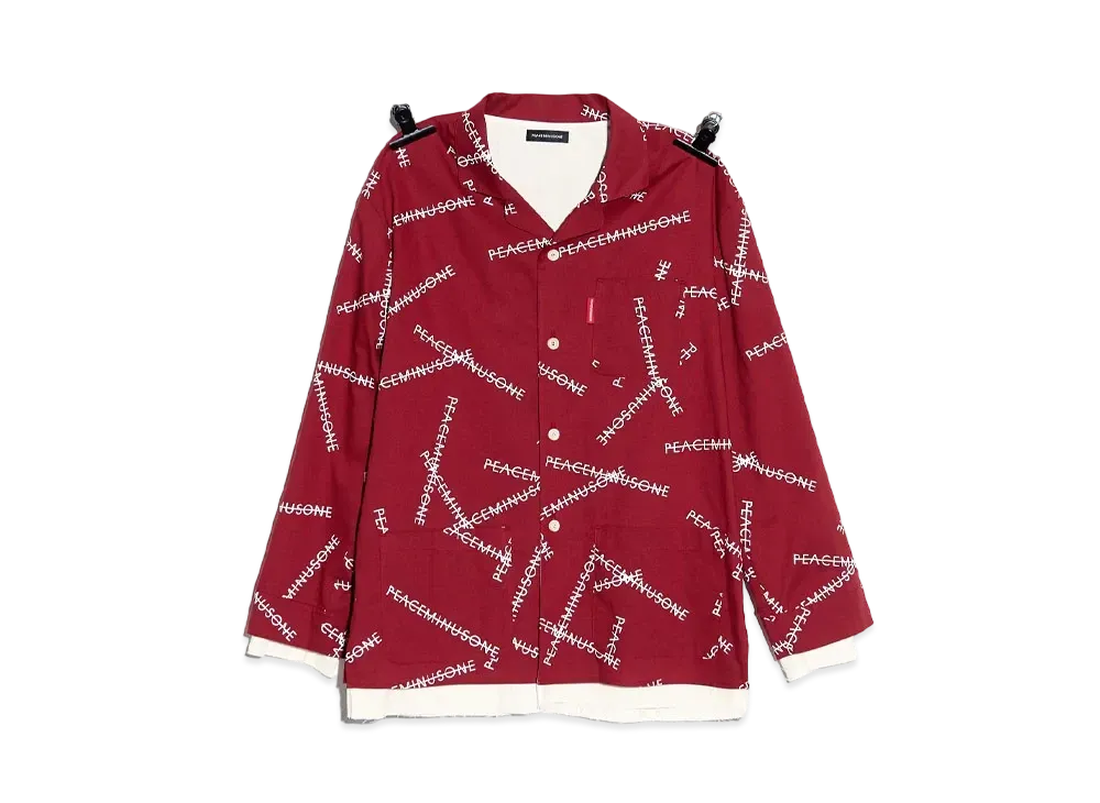 PEACEMINUSONE PMO PAJAMA JACKET #1 "Red" / G-DRAGON