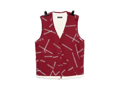 PEACEMINUSONE PMO PAJAMA VEST #1 "Red" / G-DRAGON