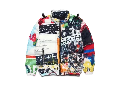 PEACEMINUSONE PMO PUFFER JACKET #1 "Multi" / G-DRAGON